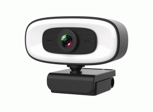 2k webcam with ring light 